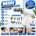 Mini Massage Gun | 6-Speed Rechargeable Fascia Gun with Multiple Massage Heads